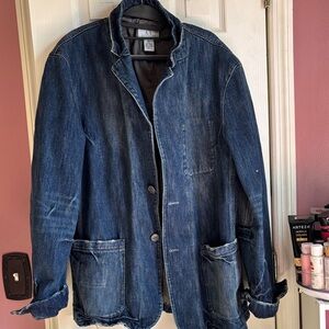 Armani Exchange Men's Classic Blue Denim Jacket
